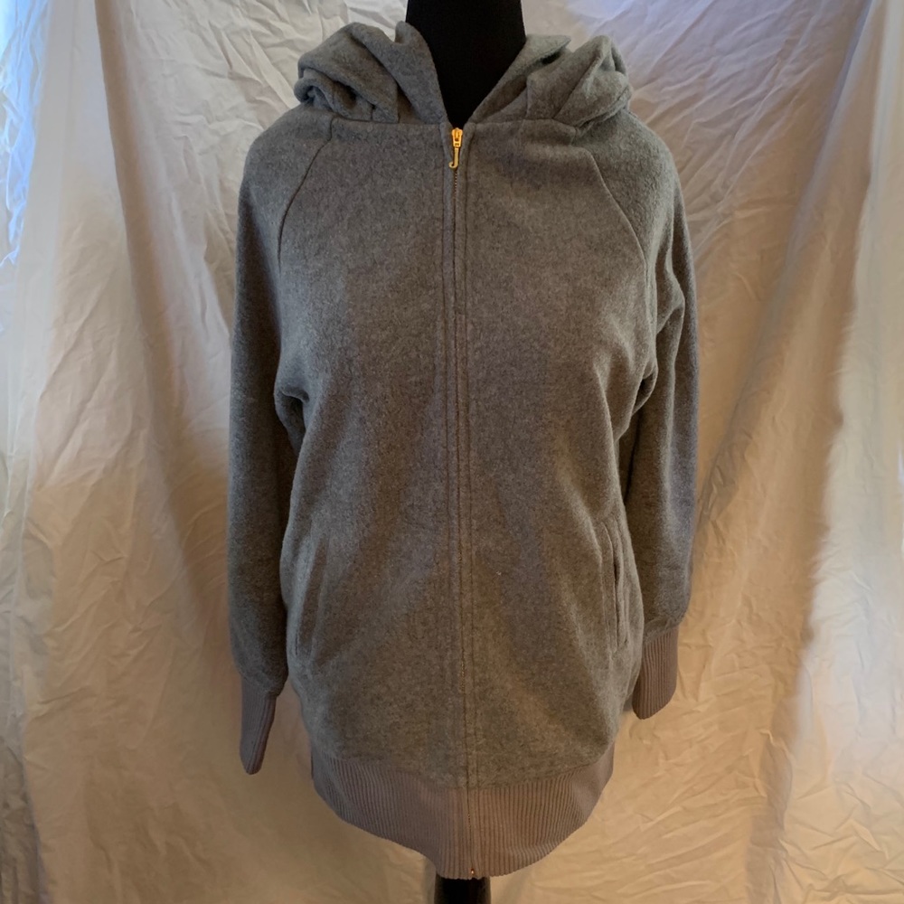 JUICY COUTURE Slouchy Shawl Jacket Hoodie XL Grey